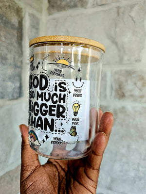 God is so much bigger than Mug in Black