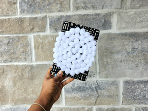 African Fabric Lined Notebook