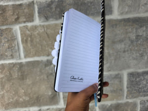 African Fabric Lined Notebook