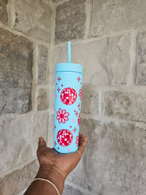 Flowers & Disco Tumbler