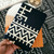 Notebook covered in African fabric + Wood Bookmark