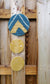 Trio Blue and Yellow Mudcloth