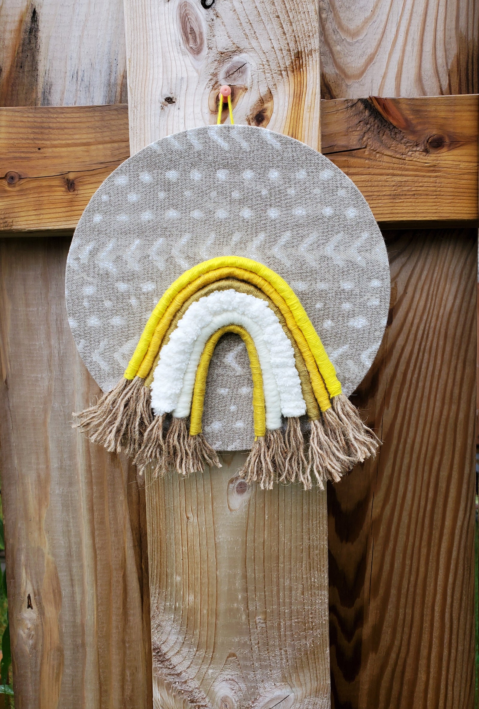 Neutral Mudcloth Rainbow