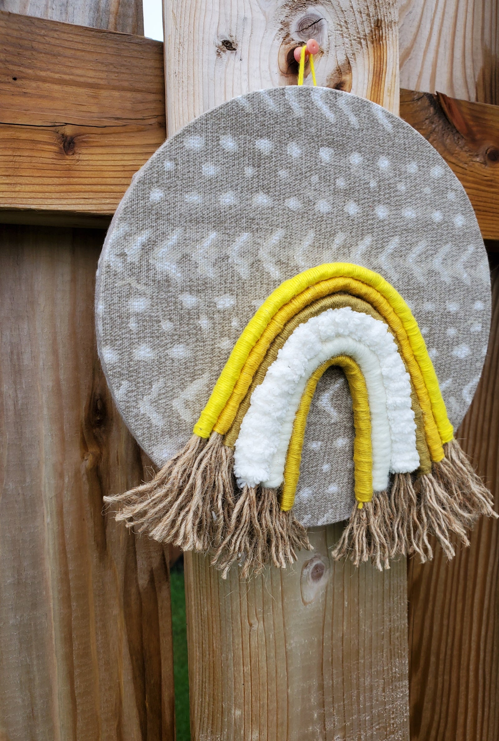 Neutral Mudcloth Rainbow