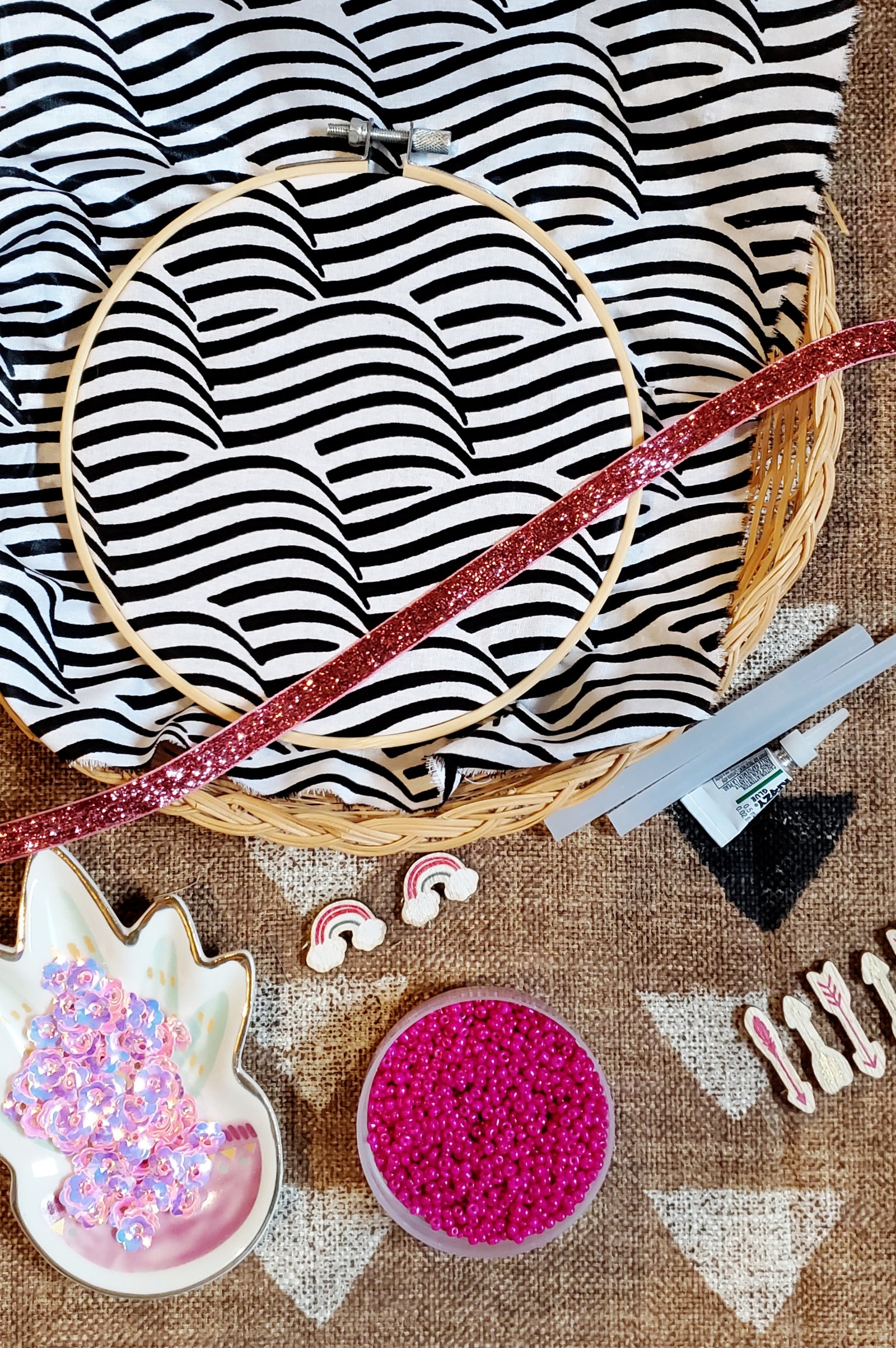 D.I.Y kit - Fruchsia Pink Rainbow