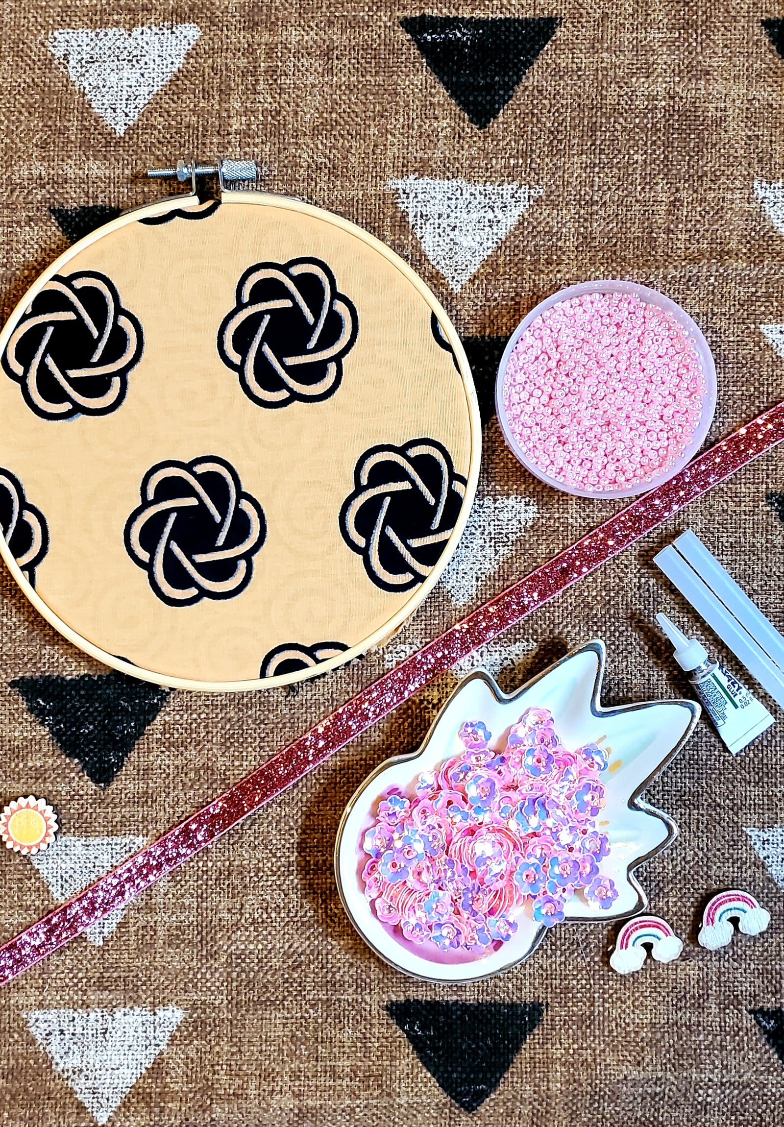 D.I.Y kit - Light Pink Rainbow