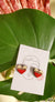 Be intentional wooden earrings