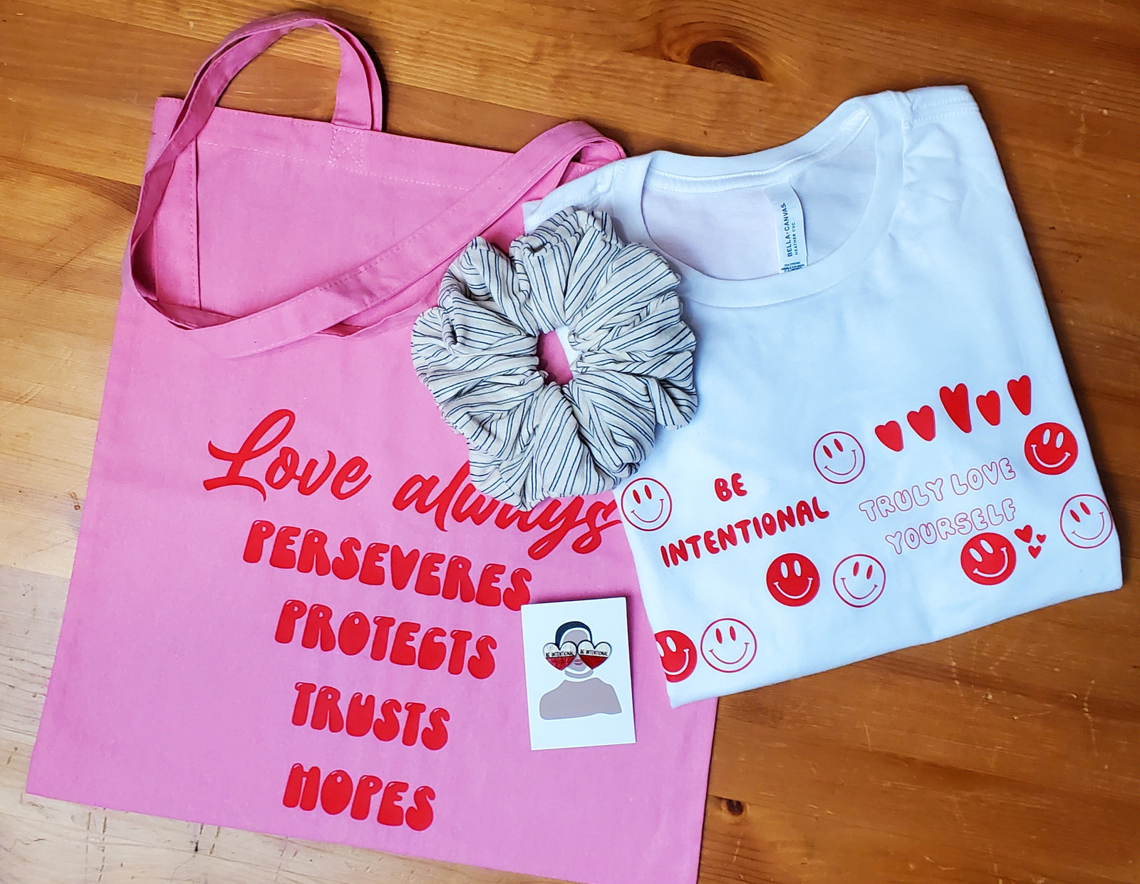 Gift box with white t-shirt